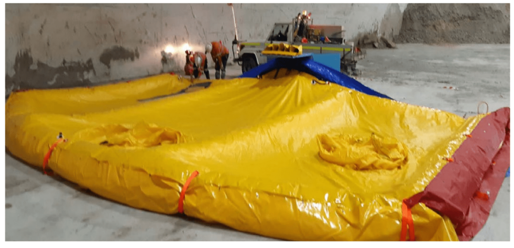 Innovative Inflatable Brattice Walls and Tunnel Plugs-4